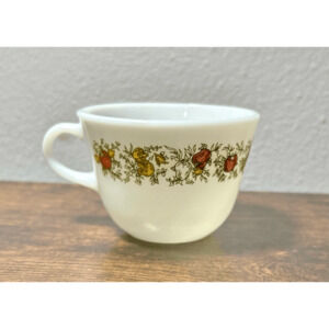Vintage Pyrex Spice of Life White Milk Glass Coffee Mug Tea Cup -Replacement